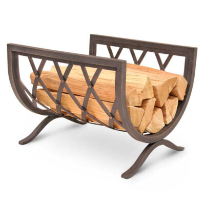 Iron Weave Wood Holder