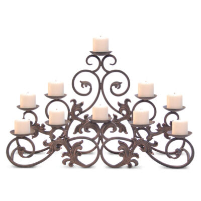 Venice Candelabra Distressed Bronze