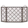 Iron Weave Tri-Panel Screen
