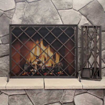 Iron Weave Single Panel Screen