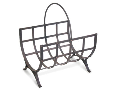 Manor Wood Holder Distressed Bronze