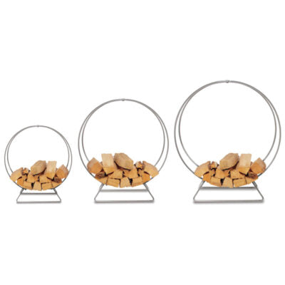 Stainless Steel Log Hoops 24″ 36″ 48″