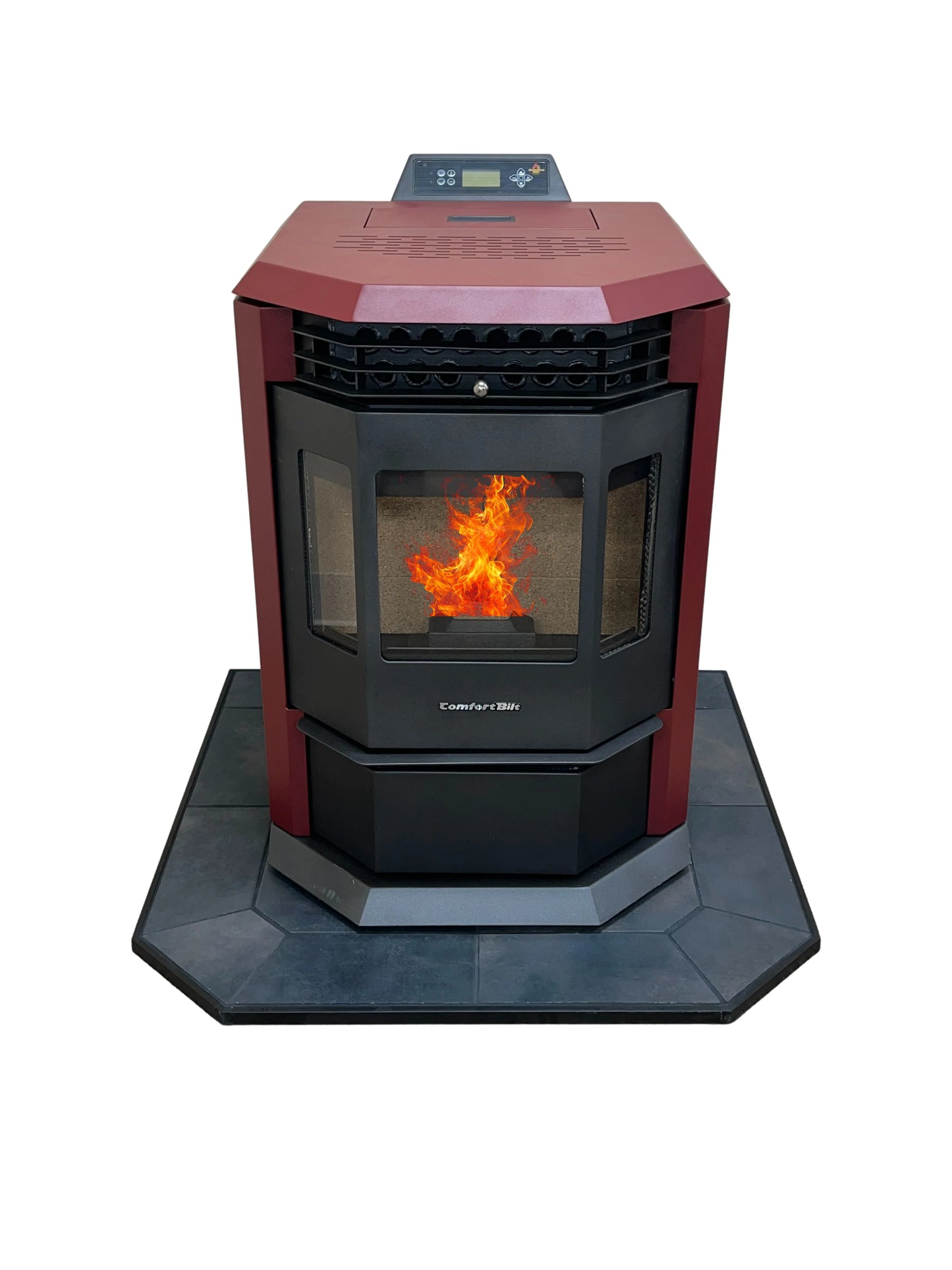 COMBO DEAL- HP22 PELLET STOVE WITH 36'' BLACK COPPER HEARTH PAD