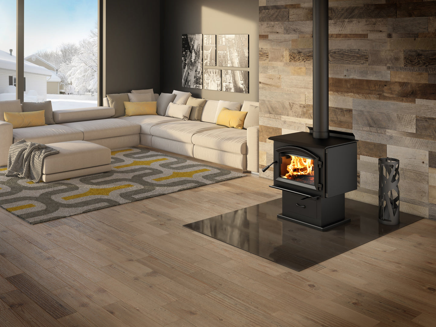 ENERZONE SOLUTION 2.3 WOOD STOVE